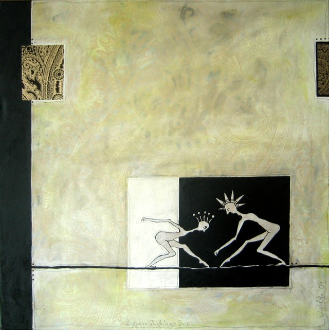 Bückling, nach Paul Klee (C) Gine Selle 2004