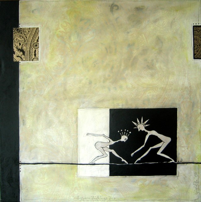 Bückling, nach Paul Klee (C) Gine Selle 2004