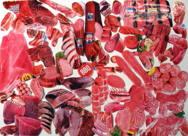 Vielfleisch 1, Collage (C) Gine Selle 2010