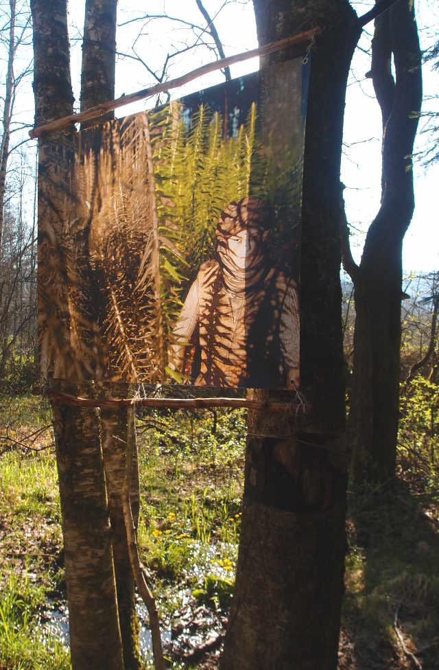 Installation "Der Weg und das Halbrund" - Frauenau  (C) Gine Selle 2016