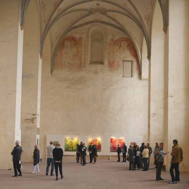 23.10.22: Ausstellungseröffnung Licht und Farbe - ein Dialog mit Gine Selle und Max Heide, LWL Stiftung Kloster Dalheim © Gine Selle 2022