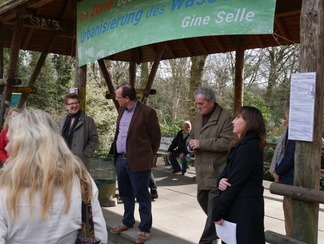 "Die Zone oder die Urbanisierung des Wassers" - Fotoinstallationsprojekt in Dortmund, Rombergpark © Gine Selle 2017